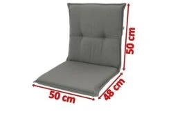 DOPPLER Stuhlauflage Niederlehner, Grau, Dralon, 100x50x7cm, Mit DuPont Teflon Markenimprägnierung -Gartenmöbel 3 18595.jpg