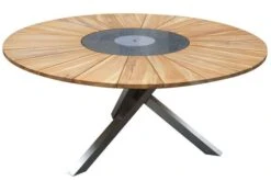 STERN Cardiff Esstischgruppe, Silber/taupe, Edelstahl/FSC-Teak, Tisch Ø 170 Cm, 6 Stapelsessel -Gartenmöbel 3 19701.jpg