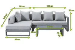 OUTFLEXX Willis Loungemöbel, Grau, Aluminium, 5 Personen, Tisch 110x60x36 Cm, Tischplatte Aus Glas -Gartenmöbel 3 20131.jpg