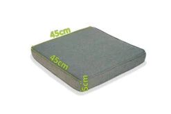 OUTFLEXX Sitzkissen, Grau, Olefin, 45x45x5cm, Für Anok Sessel 20302, Waschbar -Gartenmöbel 3 20303.jpg