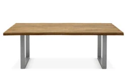 OUTFLEXX Esstisch, Natur, Edelstahl & Recycled FSC-Teak, 200 X 100 Cm, Baumkante 8 OUTFLEXX Esstisch, Natur, Edelstahl & Recycled FSC-Teak, 200 X 100 Cm, Baumkante -Gartenmöbel 3 20355.jpg