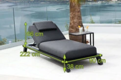 OUTFLEXX Blain Loungeliege, Sooty 3758, Alu/Sunbrella, 222 X 90 X 38 Cm, Rückenlehne Verstellbar -Gartenmöbel 3 20826.jpg