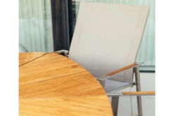 DIAMOND GARDEN Lyon Triangel Esstisch, Edelstahl/Recycled Teak, 150x 150 Cm -Gartenmöbel 3 21210.jpg