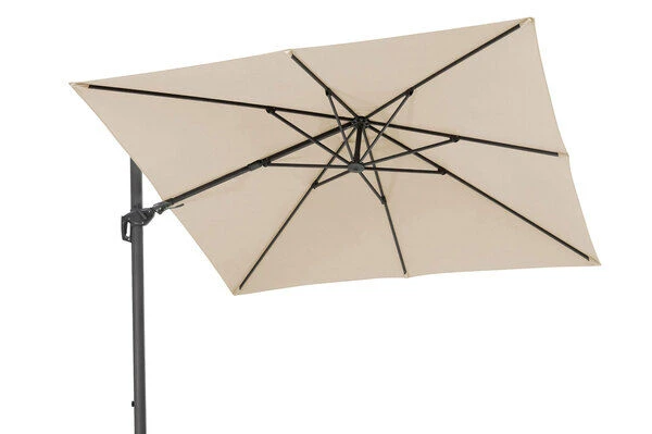 Schneider® SCHNEIDER Rhodos Grande Ampelschirm, Natur, 300x400 Cm, Rechteckig 3 Schneider® SCHNEIDER Rhodos Grande Ampelschirm, Natur, 300x400 Cm, Rechteckig – Bild 3