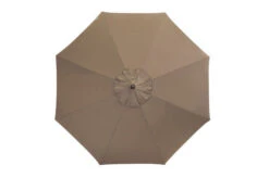 DOPPLER Alu Wood Mittelstockschirm, Greige, Alu/Polyester, 350cm, Mit Kurbel, Holzoptik -Gartenmöbel 3 22340.jpg