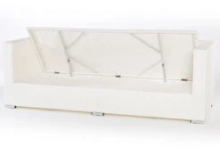 OUTFLEXX 3-Sitzer Sofa, Weiß, Polyrattan, Inkl. Polster Und Wasserfeste Kissenbox -Gartenmöbel 3 2511 1 BOX.jpg