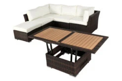 OUTFLEXX Loungemöbel-Set, Braun Marmoriert, Polyrattan, Inkl. Loungetisch, Für 5 Personen, Wasserfeste Kissenbox 18 OUTFLEXX Loungemöbel-Set, Braun Marmoriert, Polyrattan, Inkl. Loungetisch, Für 5 Personen, Wasserfeste Kissenbox -Gartenmöbel 3 7759 BOX D.jpg