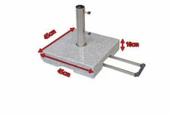 DOPPLER Trolley Granitsockel, Edelstahl/Granit, 50 Kg, Für Schirmstöcke Von 32-60 Mm -Gartenmöbel 4 12376 2.jpg