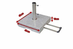 DOPPLER Trolley Granitsockel, Edelstahl/Granit, 40 Kg, Für Schirmstöcke Von 32-60 Mm -Gartenmöbel 4 12376 3.jpg