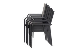 VILLANA Gartenstuhl, Anthrazit/grau, Aluminium/Textil, 58 X 57 X 90 Cm, Stapelbar -Gartenmöbel 4 13403.jpg