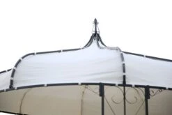 OUTFLEXX Pavillon, Anthrazit/creme, Stahl/Textil, 300 X 300 X 300 Cm -Gartenmöbel 4 13419.jpg