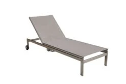 OUTFLEXX 2er-Set Rollliege, Taupe, Edelstahl/Teak, 212x71x36cm, Mit Beistelltisch 45x45cm -Gartenmöbel 4 14171.jpg