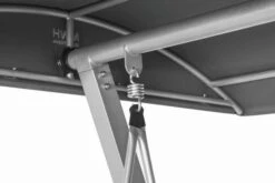 MWH Elements Hollywoodschaukel, Silber/anthrazit, Alu/Textil, 3-Sitzer, 209 X 113 X 171 Cm -Gartenmöbel 4 14794.jpg