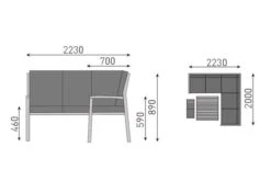 KETTLER Ocean Dining-Lounge, Anthrazit/anthrazit, 223 X 200 Cm, Inkl. Kissen, 0320831-7200 14 KETTLER Ocean Dining-Lounge, Anthrazit/anthrazit, 223 X 200 Cm, Inkl. Kissen, 0320831-7200 -Gartenmöbel 4 18597.jpg