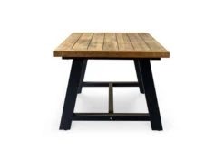 OUTFLEXX Belanda Esstisch, Dark Grey/natur, Alu/recycled FSC®-Teak, 200x100x76cm, Rustikal Gebürstet, A-Gestell -Gartenmöbel 4 20321.jpg