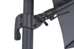 OUTFLEXX Ampelschirm, Anthrazit/grau, Alu/Polyester, 350x350cm, Inkl. Plattenständer -Gartenmöbel 4 20363.jpg