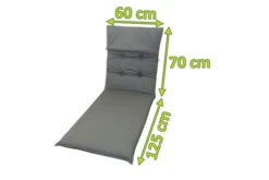 DOPPLER Liegenauflage, Grau, Dralon, 195 X 60 X 8 Cm, Inklusive Befestigungsbänder 7 DOPPLER Liegenauflage, Grau, Dralon, 195 X 60 X 8 Cm, Inklusive Befestigungsbänder -Gartenmöbel 4 20928.jpg