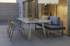 STERN New Holly Dining-Bank/Liege, Silbergrau, Edelstahl, 216x77x73 Cm, Inkl. Polster Schiefergrau -Gartenmöbel 4 21894.jpg