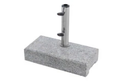 DOPPLER Granitsockel, Grau, Edelstahl/Granit, 25kg, Für Schirmstöcke Von 25-48 Mm -Gartenmöbel 4 22342.jpg