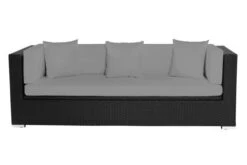 OUTFLEXX Dreisitzer-Sofa, Schwarz, Polyrattan, 210x85x70cm, Inkl. Polster + Wasserfeste Kissenbox -Gartenmöbel 4 2392 1 BOX.jpg
