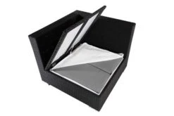 OUTFLEXX Eckelement, Schwarz, Polyrattan, Inkl. Polster Und Kissen, Wasserfeste Kissenbox -Gartenmöbel 4 2392 6 BOX.jpg