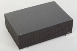 OUTFLEXX Kaffeetisch, Braun, Polyrattan, 95x65cm, Inkl. Glasplatte -Gartenmöbel 4 2393 9.jpg