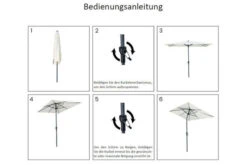 Schneider® SCHNEIDER Tunis Mittelstockschirm, Anthrazit, Rechteckig, 270 X 150 Cm -Gartenmöbel 5 12048 1.jpg