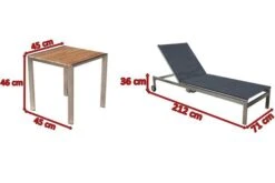 OUTFLEXX 2er-Set Rollliege, Schwarz, Edelstahl/Teak, 212x71x36cm, Mit Beistelltisch 45x45cm -Gartenmöbel 5 14169.jpg