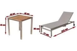 OUTFLEXX 2er-Set Rollliege, Taupe, Edelstahl/Teak, 212x71x36cm, Mit Beistelltisch 45x45cm -Gartenmöbel 5 14171.jpg