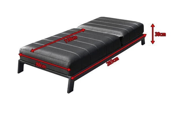 OUTFLEXX Bite Loungeliege, Sooty, Alu/Sunbrella, 203 X 90 X 38 Cm, 4-fach Verstellbar 4 OUTFLEXX Bite Loungeliege, Sooty, Alu/Sunbrella, 203 X 90 X 38 Cm, 4-fach Verstellbar – Bild 4