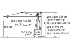 Schneider® SCHNEIDER Rhodos Grande Ampelschirm, Anthrazit, Rechteckig, 400 X 300 Cm -Gartenmöbel 5 16607.jpg