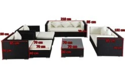 OUTFLEXX Loungemöbel-Set, Schwarz, Polyrattan, Für 9 Personen, Inkl. Kaffeetisch, Wasserfeste Kissenbox 11 OUTFLEXX Loungemöbel-Set, Schwarz, Polyrattan, Für 9 Personen, Inkl. Kaffeetisch, Wasserfeste Kissenbox -Gartenmöbel 5 1716 BOX B.jpg