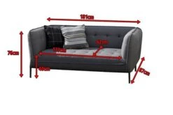 OUTFLEXX Cozy 2-Sitzer Sofa, Flanelle, Alu/Sunbrella, 181 X 87 X 76 Cm -Gartenmöbel 5 18532.jpg