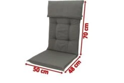DOPPLER Stuhlauflage Hochlehner, Grau, Dralon, 120x50x7cm, Mit DuPont Teflon Markenimprägnierung -Gartenmöbel 5 18593.jpg