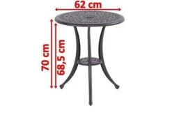 HARTMAN Amalfi Bistrotisch, Bronze, Alu-Guss, Ø62cm -Gartenmöbel 5 18954.jpg