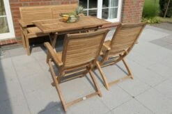 Ploß Zweisitzer Landhausbank York, Premium-Teak, Natur, 120x64x95 Cm -Gartenmöbel 5 18981.jpg