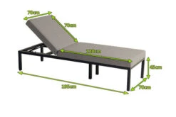 HARTMAN Eva Loungeliege, Flanelle, Sunbrella, 195 X 70 X 45 Cm, Rückenlehne Verstellbar, Hohe Liegefläche -Gartenmöbel 5 20467.jpg