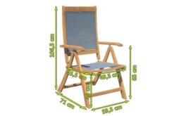 OUTFLEXX Stuhl, Natur/grau, FSC-Akazienholz/Textilene, 60x71x107,5cm, Oil Finished, Klappbar 9 OUTFLEXX Stuhl, Natur/grau, FSC-Akazienholz/Textilene, 60x71x107,5cm, Oil Finished, Klappbar -Gartenmöbel 5 20635.jpg