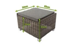 OUTFLEXX Hocker, Grau, Polyrattan, 54 X 63 X 41 Cm, Inkl. Polster -Gartenmöbel 5 20657.jpg