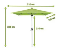 DOPPLER Active Auto Tilt Mittelstockschirm, Fresh Green, Alu/Polyester, 210x140 Cm, Höhenverstellbar, Mit Kurbel -Gartenmöbel 5 20870.jpg