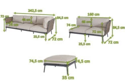 OUTFLEXX Ecklounge, Natural Brown, Polyrattan, 6 Personen, Inkl. Polster In Sandfarbe -Gartenmöbel 5 21022.jpg