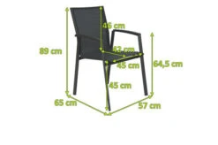 STERN New Top Stapelsessel, Anthrazit/karbon, Aluminium/Textil, 65x57x89 Cm, Pulverbeschichtet, Stapelbar -Gartenmöbel 5 21914.jpg