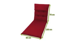 DOPPLER Style Liegenauflage, Bordeaux, Dralon, 200x60x7cm, Inklusive Befestigungsbänder -Gartenmöbel 5 21987.jpg