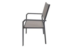 VILLANA Gartenstuhl, Anthrazit/grau, Aluminium/Textil, 58 X 57 X 90 Cm, Stapelbar -Gartenmöbel 6 13403.jpg