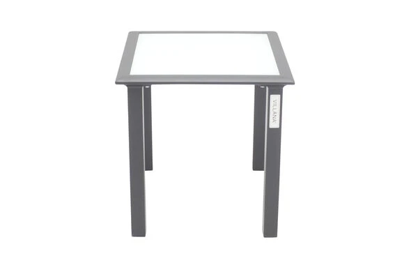 VILLANA 2er-Set Sonnenliegen, Anthrazit/grau, Alu/Textil, 198x66x32cm, Mit Beistelltisch 45x45cm 8 VILLANA 2er-Set Sonnenliegen, Anthrazit/grau, Alu/Textil, 198x66x32cm, Mit Beistelltisch 45x45cm – Bild 8