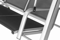 MWH Elements Hollywoodschaukel, Silber/anthrazit, Alu/Textil, 3-Sitzer, 209 X 113 X 171 Cm -Gartenmöbel 6 14794.jpg