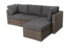 OUTFLEXX Loungegruppe, Grau, Polyrattan, 4 Personen, Verstellbare Sitzflächen, Wasserfeste Kissenbox 16 OUTFLEXX Loungegruppe, Grau, Polyrattan, 4 Personen, Verstellbare Sitzflächen, Wasserfeste Kissenbox -Gartenmöbel 6 18363 BOX.jpg