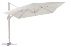 OUTFLEXX Ampelschirm, Creme, Aluminium In Holzoptik, 400x300cm, Inkl. Plattenständer -Gartenmöbel 6 18511.jpg