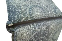 DOPPLER Lyra Stuhlauflage Hochlehner, Grau Gemustert, Polyester, 120 X 48 X 7 Cm, Mit Kopfkissen Und Reißverschluss -Gartenmöbel 6 19683.jpg