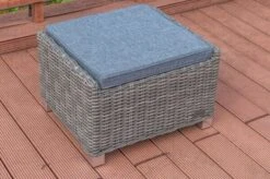 OUTFLEXX Hocker, Grau, Polyrattan, 54 X 63 X 41 Cm, Inkl. Polster -Gartenmöbel 6 20657.jpg